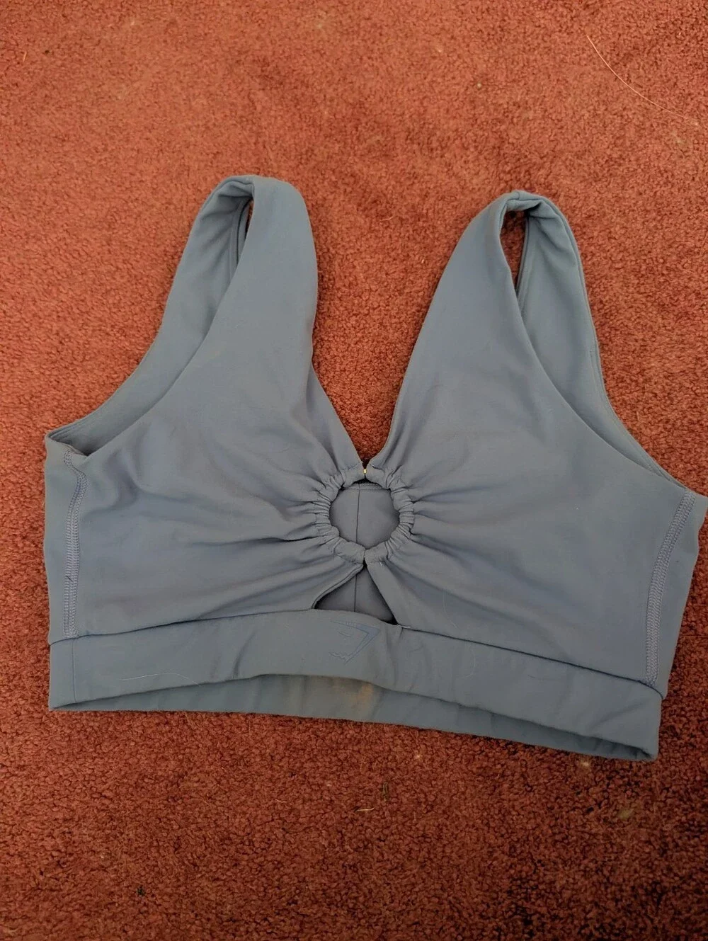 Whitney Simmons X Gymshark Sports Bra Light Blue Crop Top Gym Fitness Athleisure